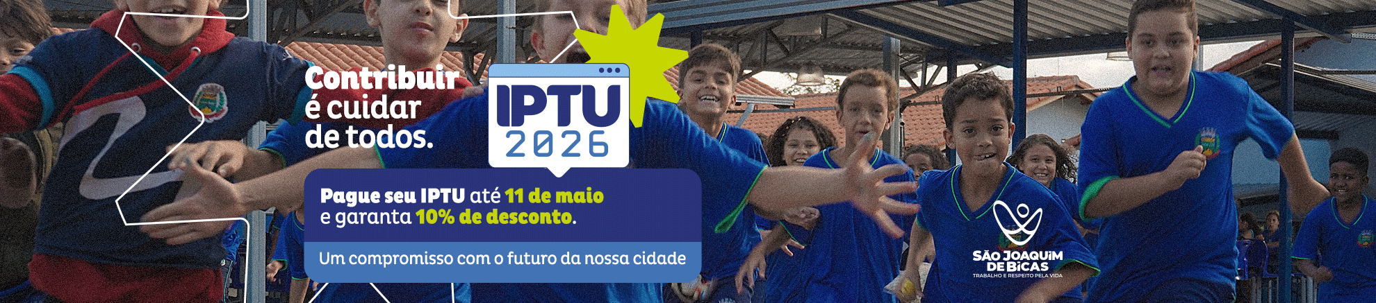 BANNER IPTU 10% 2026